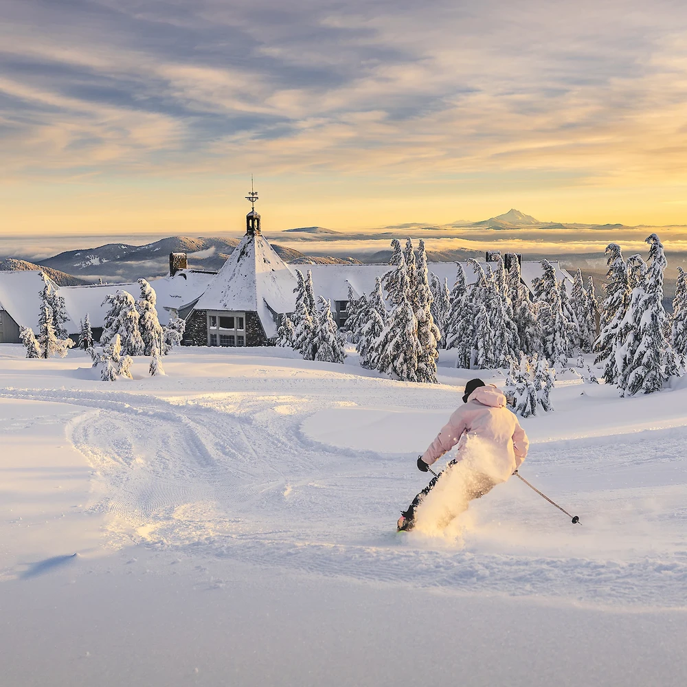 Timberline Lodge ski area Mt. Hood Oregon